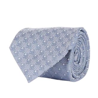 Louis Vuitton Pre-owned Cravat - Heren - Pre-owned - Blauw - Maat: ONE Size Zijde