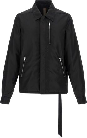 Rick Owens Mens Concealed Zipfront Jacket