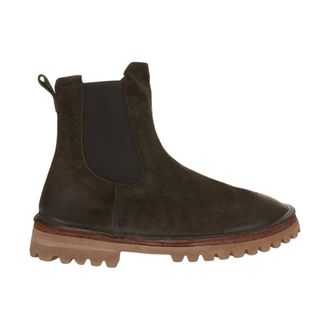 Moma Chelsea Boots, male, Brown, Size: 12 US Classic Suede Ankle Boots Brown