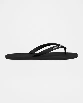 Christian Louboutin Men & apos;s The Christian Louboutin Logo Flip-Flops