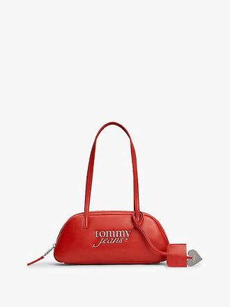 Tommy Hilfiger Metal Logo Charm Shoulder Bag