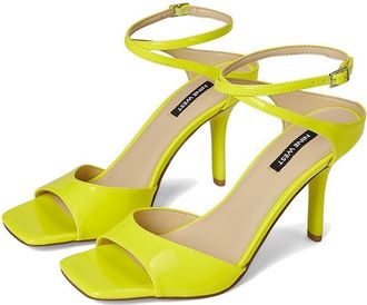 Nine West Devans Womens Dress Sandals Yellow Patent : 6 M, Faux Leather/Synthetic