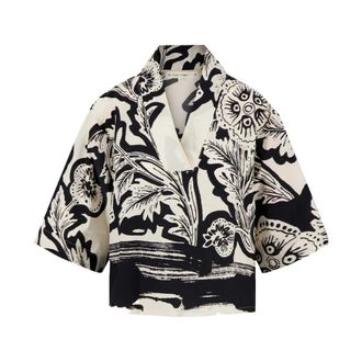 Zusss Dames, Blouses & Shirts, Veelkleurig, Maat: L