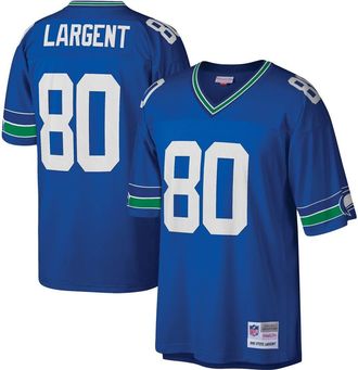 Mitchell & Ness Mens Mitchell & Ness Steve Largent Royal Seattle Seahawks Legacy Replica Jersey at Nordstrom, Size Xxx-Large