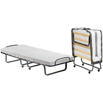 Dmora Cama Plegable Nives, Colch&oacute;n Incluido, Fabricado En Italia, Negro