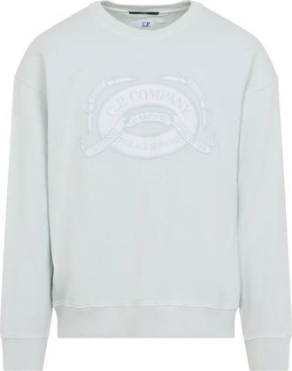 C.P. Company Heren Sweatshirts Kleding Blauw Ss 26 - Heren - Sweatshirts - Blauw - XL - Katoen - Hoodies & sweatvesten