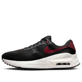 Nike Mens Air Max Systm Sneaker In Black Team Red