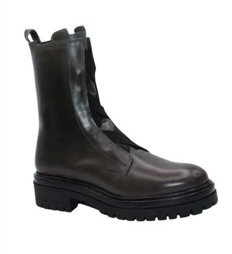 Eric Michael Womens Quest Combat Boot In Gray