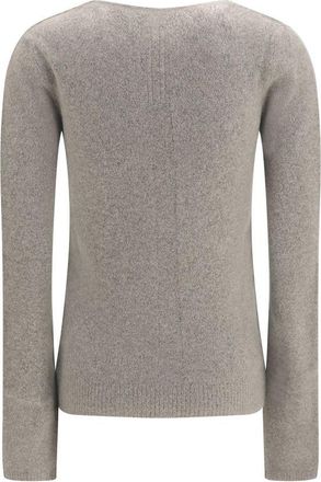 Rick Owens Womens Gray Cashmere Sweater Clothing