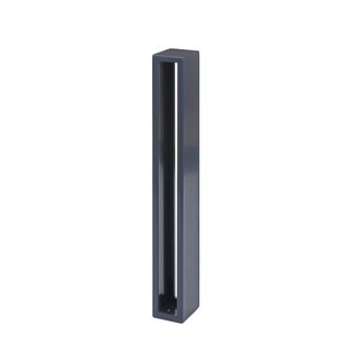 Hhg Hhg - Aparcabicicletas 307, Soporte Inclinado Para Bicicletas, Acero Galvanizado Con Recubrimiento En Polvo Para Exteriores 87x10x13cm, Antracita