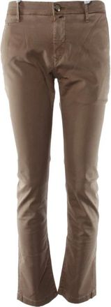 Jacob Cohen Bobby Slim-fit Broek - Heren - Chinos - Bruin - W33 - Katoen - Broeken