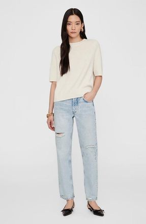 Anine Bing Jackson Sweater in Ivory at Nordstrom, Size X-Small