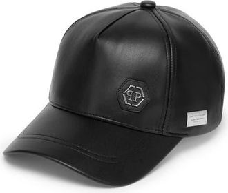 Philipp Plein Baseball Cap Hexagon Unisex in Black at Nordstrom, Size 00