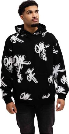 Off the Pitch Hoodies & sweatvesten, Heren, Veelkleurig, XS, Katoen, Off Mark Hood