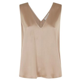 Antonelli Sleeveless Tops, female, Beige, Size: XS Bergamo Top
