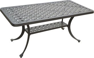 Crosley Furniture Sedona Rectangular Coffee Table Black