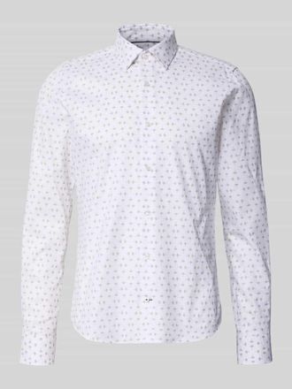 Joop Slim Fit Business-Hemd mit Kentkragen Modell Pio in Beige, Gr&ouml;&szlig;e 38