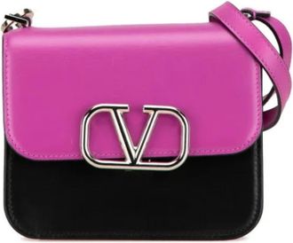 Valentino Pre-owned Cross Body Bags, female, Multicolor, Size: ONE SIZE Pre-owned Leather shoulder-bags