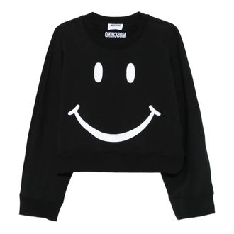 Moschino Mujer, Sudaderas, Negro, Talla: S