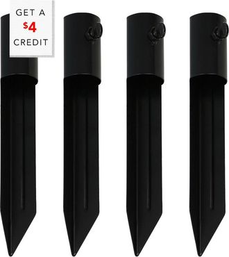 Sunnydaze Universal Ground Stake Durable Steel Torch Accessory With $4 Credit