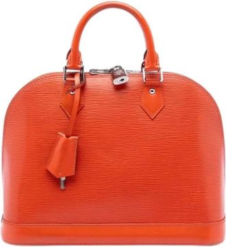 Louis Vuitton Pre-owned Handbags, female, Orange, Size: ONE SIZE Pre-owned Alma PM
