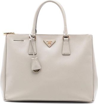 Prada Pre-owned Prada Large Saffiano Lux Galleria Double Zip Tote Ladies V3RMICKS2290HMY4
