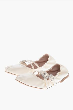 Roger Vivier Mary Jane Flats MINI STRAP with Jeweled Buckles size 36,5