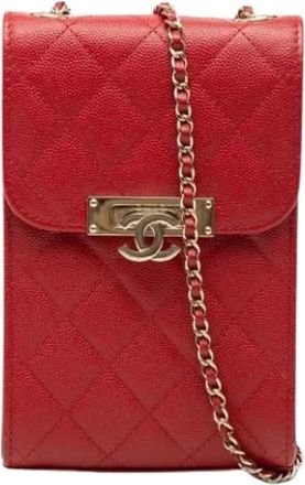 Chanel Pre-owned Porta Telefono - - Pre-owned - Donna - Rosso - ONE SIZE