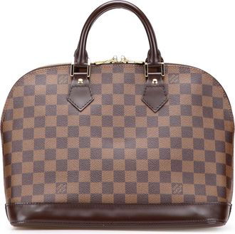 Louis Vuitton Pre-owned Womens Alma Handbag Classic - Brown Textile - One Size