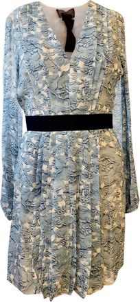 Giambattista Valli Giambatista Valli Pleated floral-print silk-chiffon dress Size XS