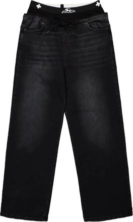 Prototypes Jeans con vita elasticizzata - Nero