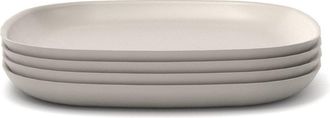 Ekobo Square Dinner Plate - Set of 4 in Stone at Nordstrom