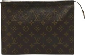 Louis Vuitton Pre-owned Clutches, female, Brown, Size: ONE SIZE Pre-owned Monogram Handbag