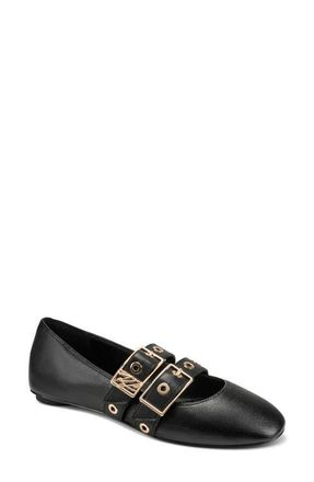 Karl Lagerfeld Ashlyn Mary Jane Flat in Black at Nordstrom, Size 7.5