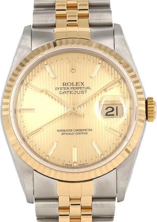 Rolex Stainless Steel yellow gold Wristwatch (Pre-Owned)