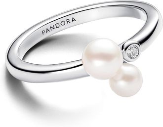 Pandora Duo Treated Freshwater Cultured Pearls Ring