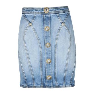 Balmain Mujer, Faldas, Azul, Talla: S