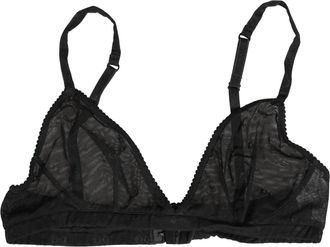 Dolce & Gabbana Womens Black Nylon Stretch Soft Cup Brassiere Underwear Elastane Clothing