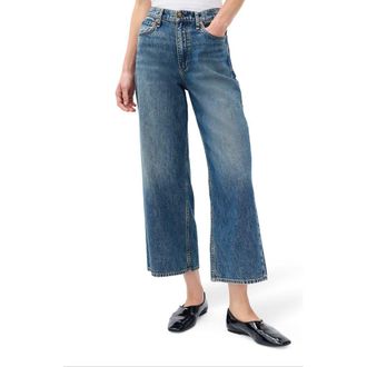 Rag & Bone Andi Ankle Wide Leg Jeans in Delcan at Nordstrom, Size 32