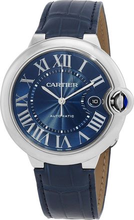 Cartier Pre-owned Cartier Ballon Bleu Automatic Blue Dial Mens Watch wsbb0027