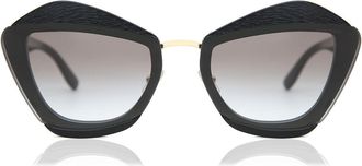 Miu Miu MU01XS 06F0A7 Womens Sunglasses Black Size 67