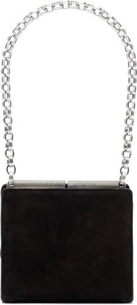 Bottega Veneta Pre-owned Bottega Veneta Suede Frame Clutch on Chain Ladies 10136801078ESP