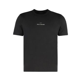 Paul & Shark Crew-neck Logo T-shirt