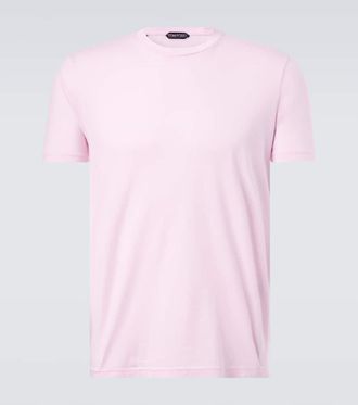 Tom Ford Cotton and silk jersey T-shirt