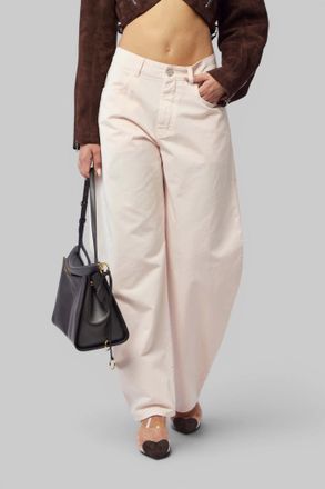 Alaia Round Pants Tinted Denim