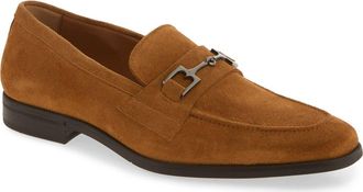Bruno Magli Pacoal Bit Loafer in Cognac Suede at Nordstrom Rack, Size 10.5