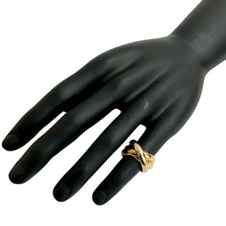 Cartier Pink Gold White Yellow Yellow Gold (18K) Pink Gold (18K) White Gold (18K) Band Ring (Pre-Owned)