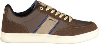 Gas Marrone Polyurethaan Heren Sneaker