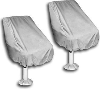 No Brand Funda Para Asiento De Barco De 2 Piezas, 56 X 61 X 64 Cm, Fabricada En Tela Oxford, Protecci&oacute;n Uv, Resistente A La Intemperie, Impermeable, A Prueba D