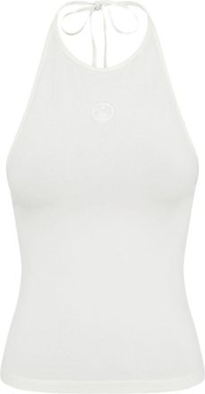 Marine Serre Logo Cotton Tank Top